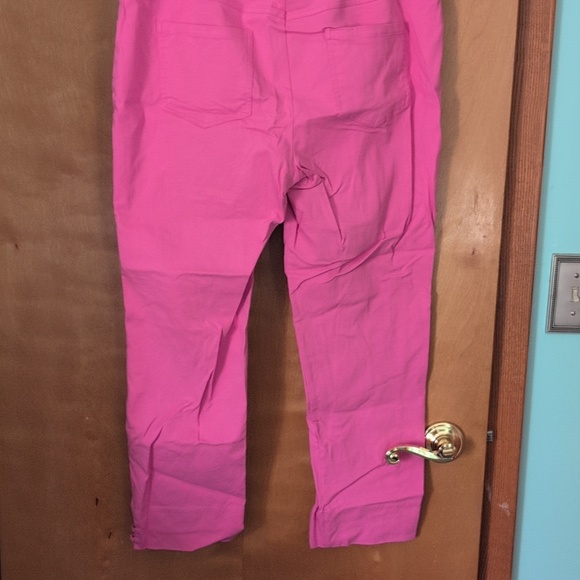 Ruby Rd. Hot Pink Women's Stretch Pants - Picture 4 of 5